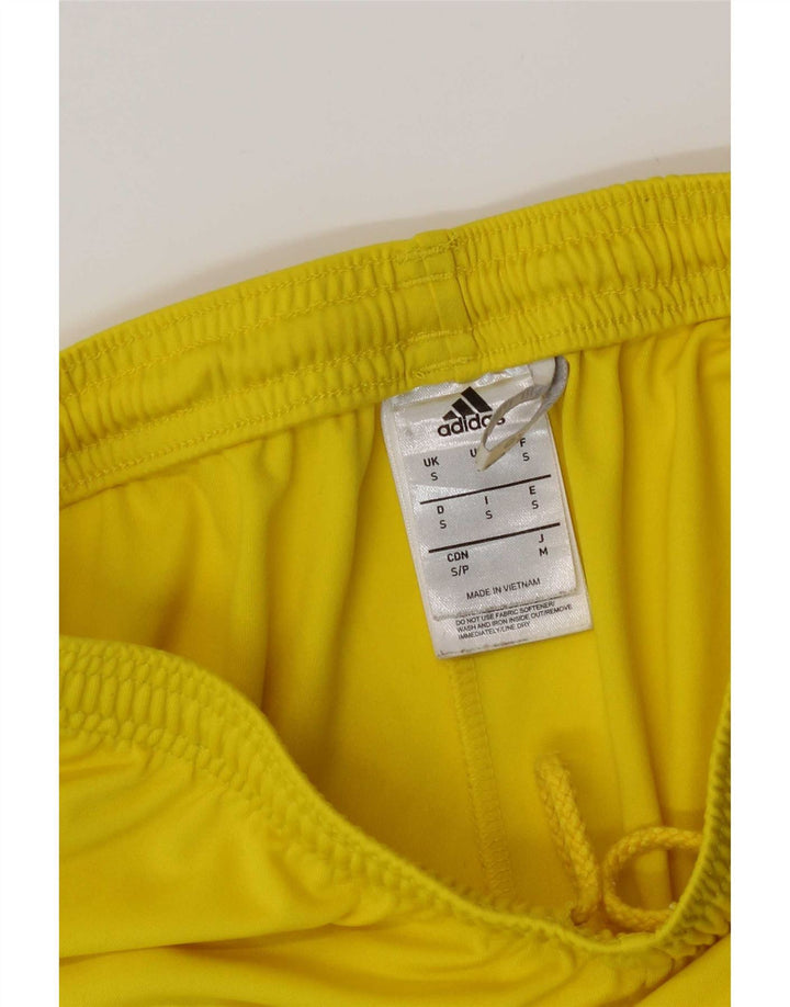 Adidas Herren Climalite Sport Shorts Small Gelb Polyester