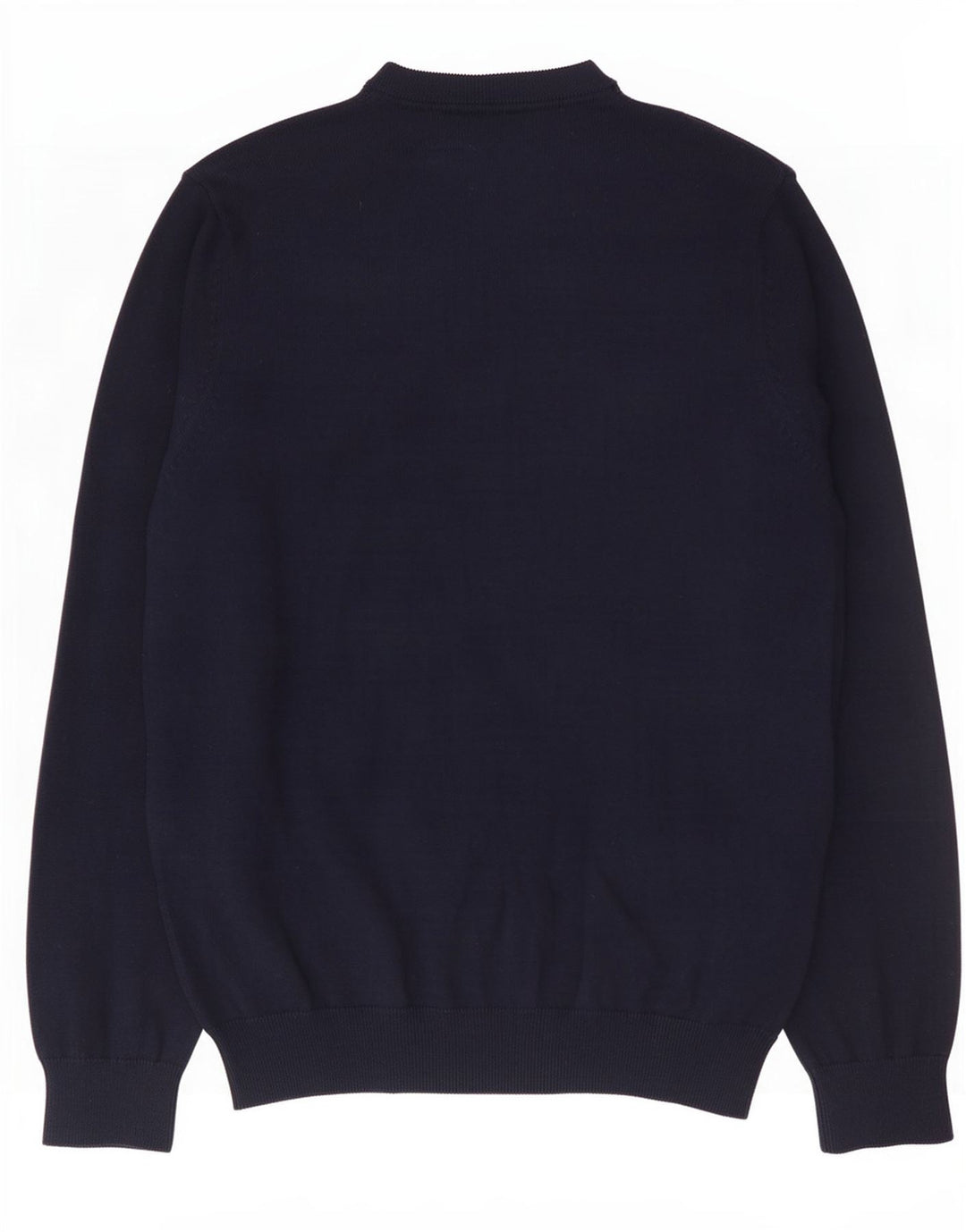 Marks & Spencer Herren-Pullover mit V-Ausschnitt, groß, marineblaue Baumwolle