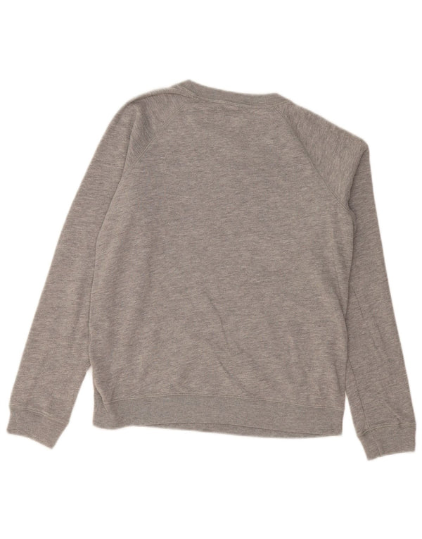 Jack Wills Damen-Sweatshirt-Pullover UK 12 Mittelgrau meliert