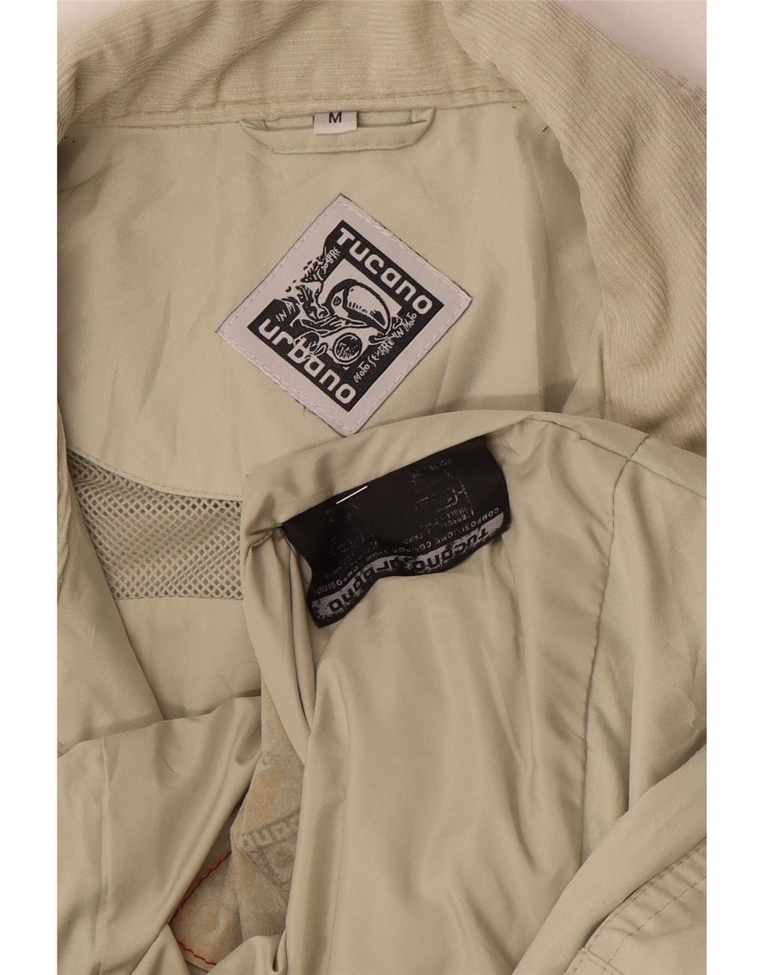 Tucano Urbano Herren-Utility-Jacke UK 38 Mittelgrünes Polyester