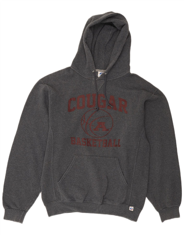 RUSSELL ATHLETIC Herren Cougars Graphic Hoodie Pullover mittelgraue Baumwolle