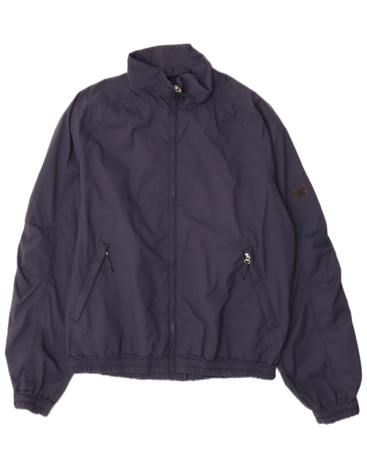 SERGIO TACCHINI Herren Milano Bomberjacke UK 38 Mittel Marineblau