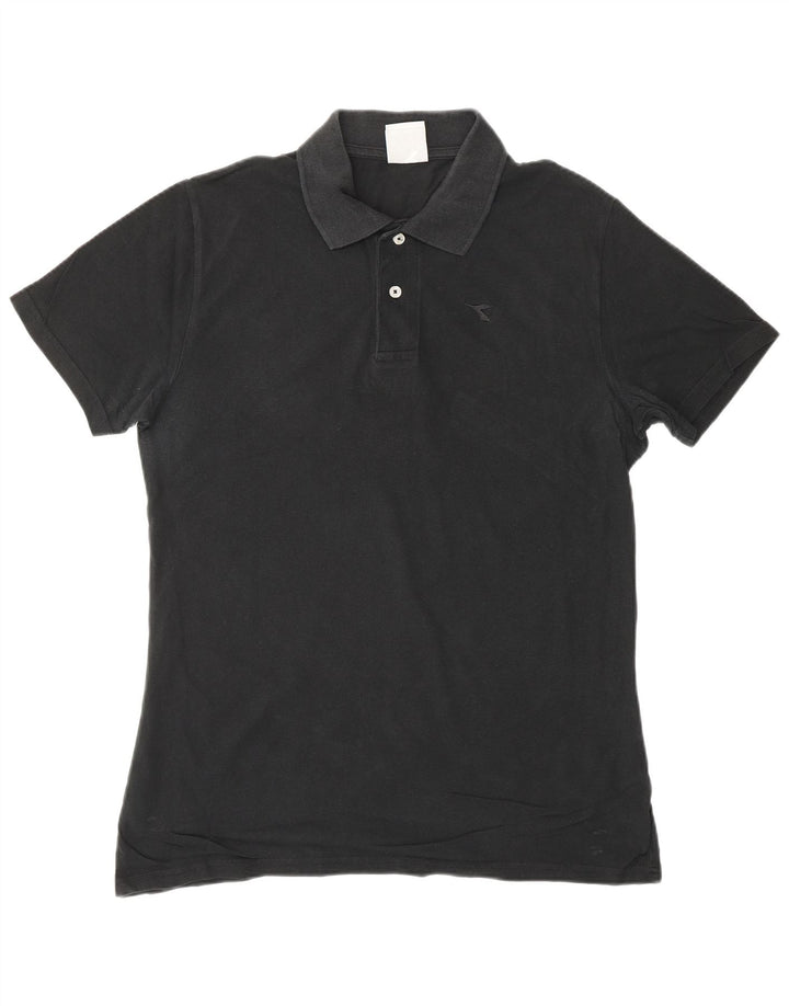 DIADORA Herren Poloshirt Large Schwarz