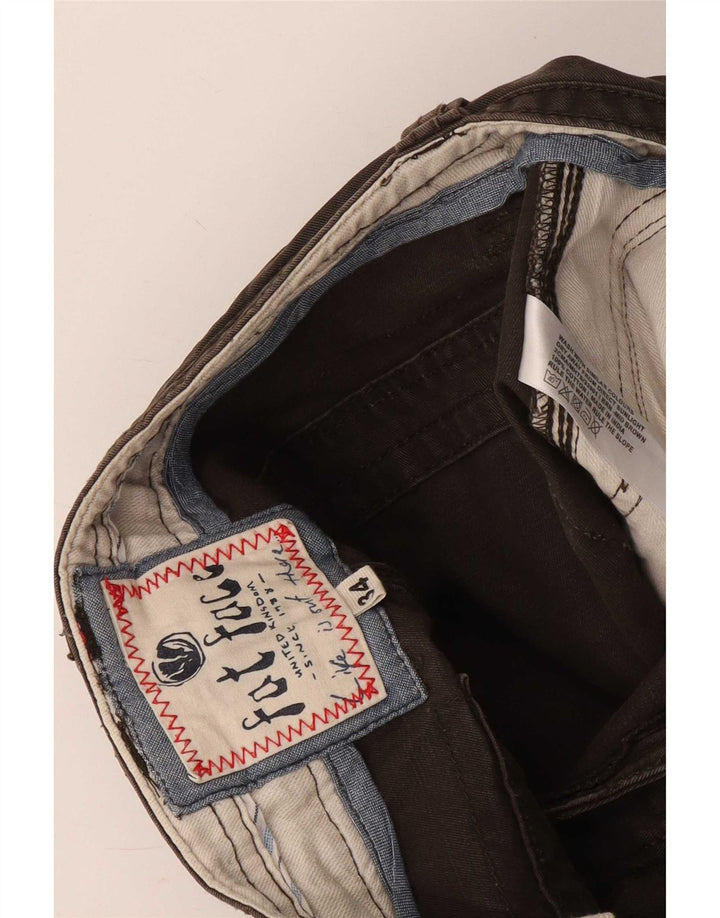 Fat Face Herren-Cargo-Shorts W34, große braune Baumwolle