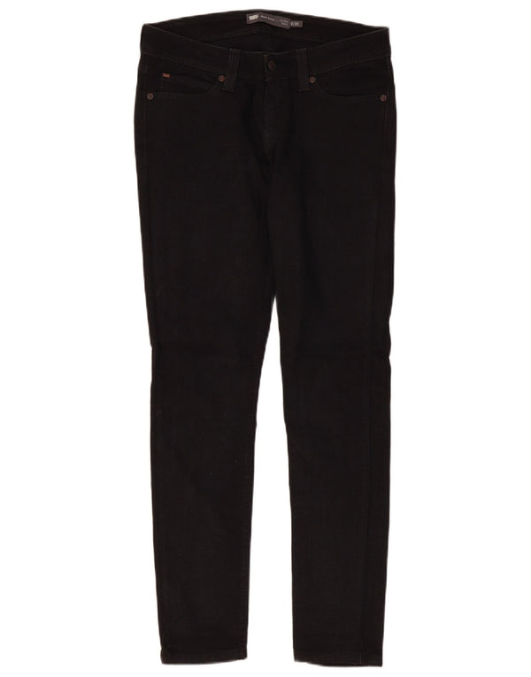 Levi's Damen Demi Curve Low Waist Skinny Jeans US 9 Medium W29 L31 Schwarz