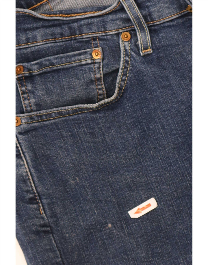 Levi's Herren 514 Slim Jeans W34 L32 Blaue Baumwolle