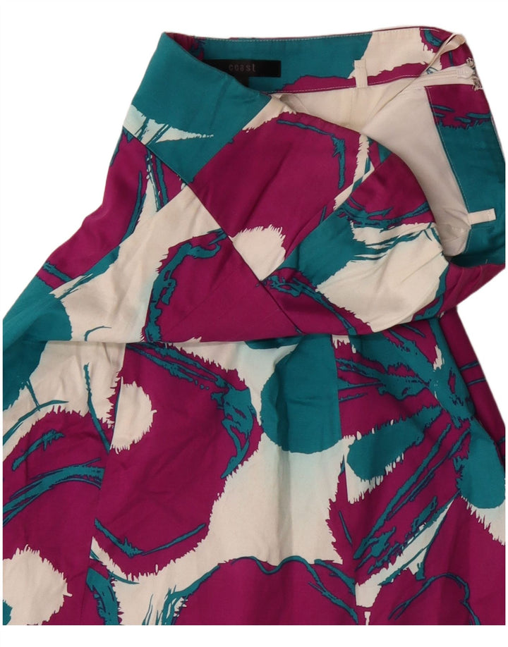 Trägerloses Kleid für Damen von Coast, Größe S, Größe S, rosa, geblümt, Baumwolle