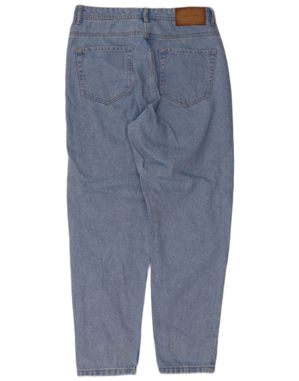 Zara Damen Trafaluc High Rise Tapered Jeans EU 40 Medium W30 L27 Blau