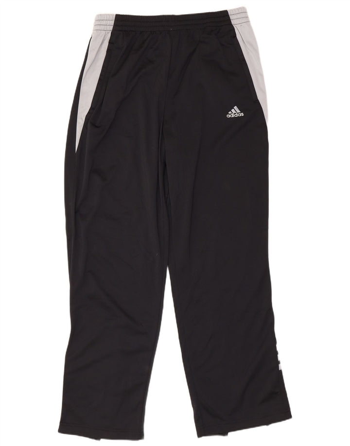 ADIDAS Herren-Trainingshose 2XL, schwarzes Colourblock-Polyester