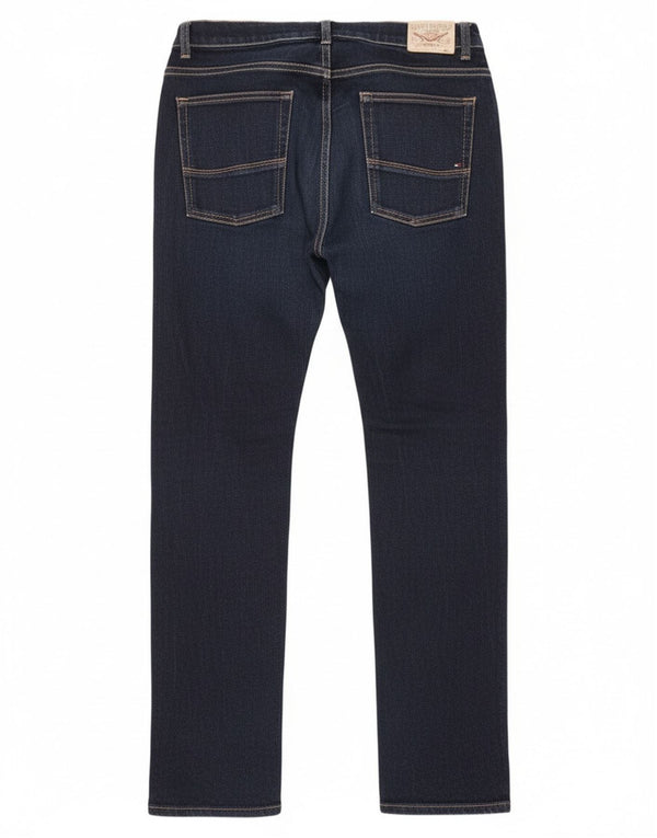 Tommy Hilfiger Slim-Jeans für Jungen, 15–16 Jahre, W28, L32, marineblaue Baumwolle