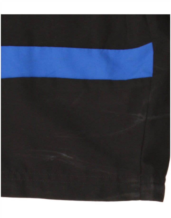 Adidas Sportshorts für Jungen, 13–14 Jahre, schwarzes Colourblock-Polyester