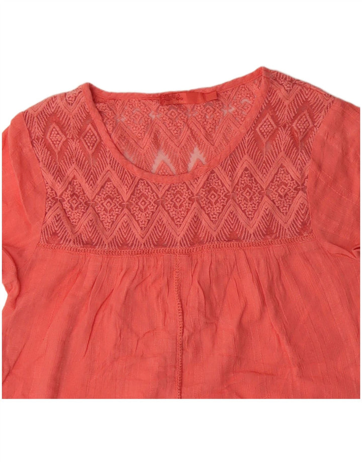 Prana Damen-Blusenoberteil, Gr. 10, klein, Rosa