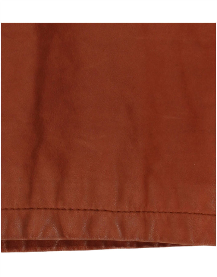 Dibi Herren Lederjacke UK 42 XL Braunes Leder