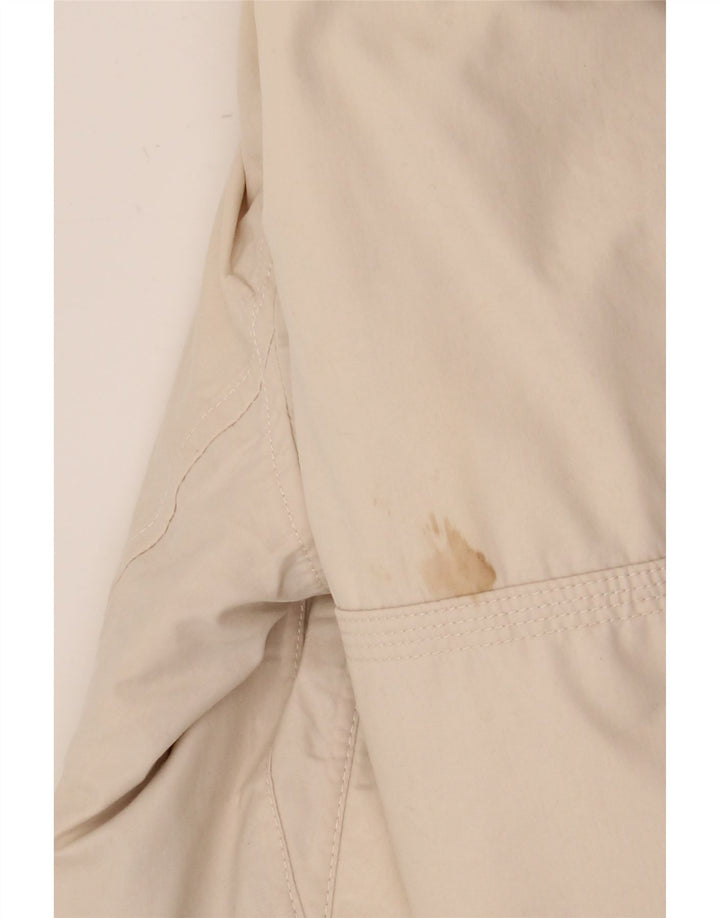 Timberland Herren-Bomberjacke mit Kapuze, UK 38, mittelbeige Baumwolle