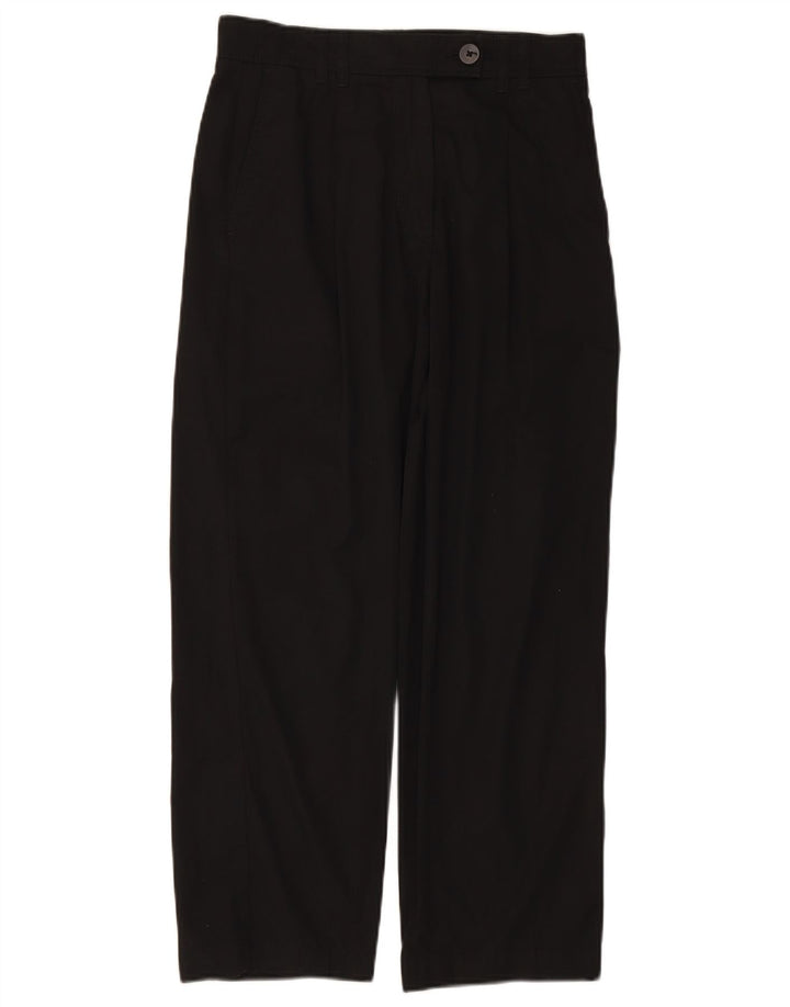 MASSIMO DUTTI Damen-Chinohose mit lockerer Passform, EU 38, Größe S, W28, L26, Schwarz