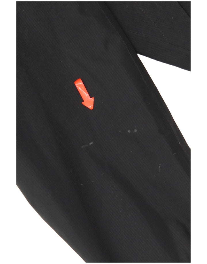 Berghaus Jungen-Regenjacke mit Kapuze, 9–10 Jahre, schwarzes Polyester