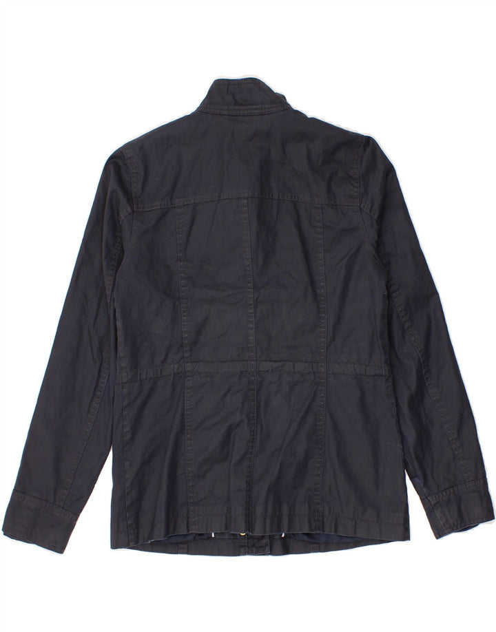 TOMMY HILFIGER Womens Utility Jacket UK 10 Small Navy Blue Polyester Vintage Tommy Hilfiger and Second-Hand Tommy Hilfiger from Messina Hembry 