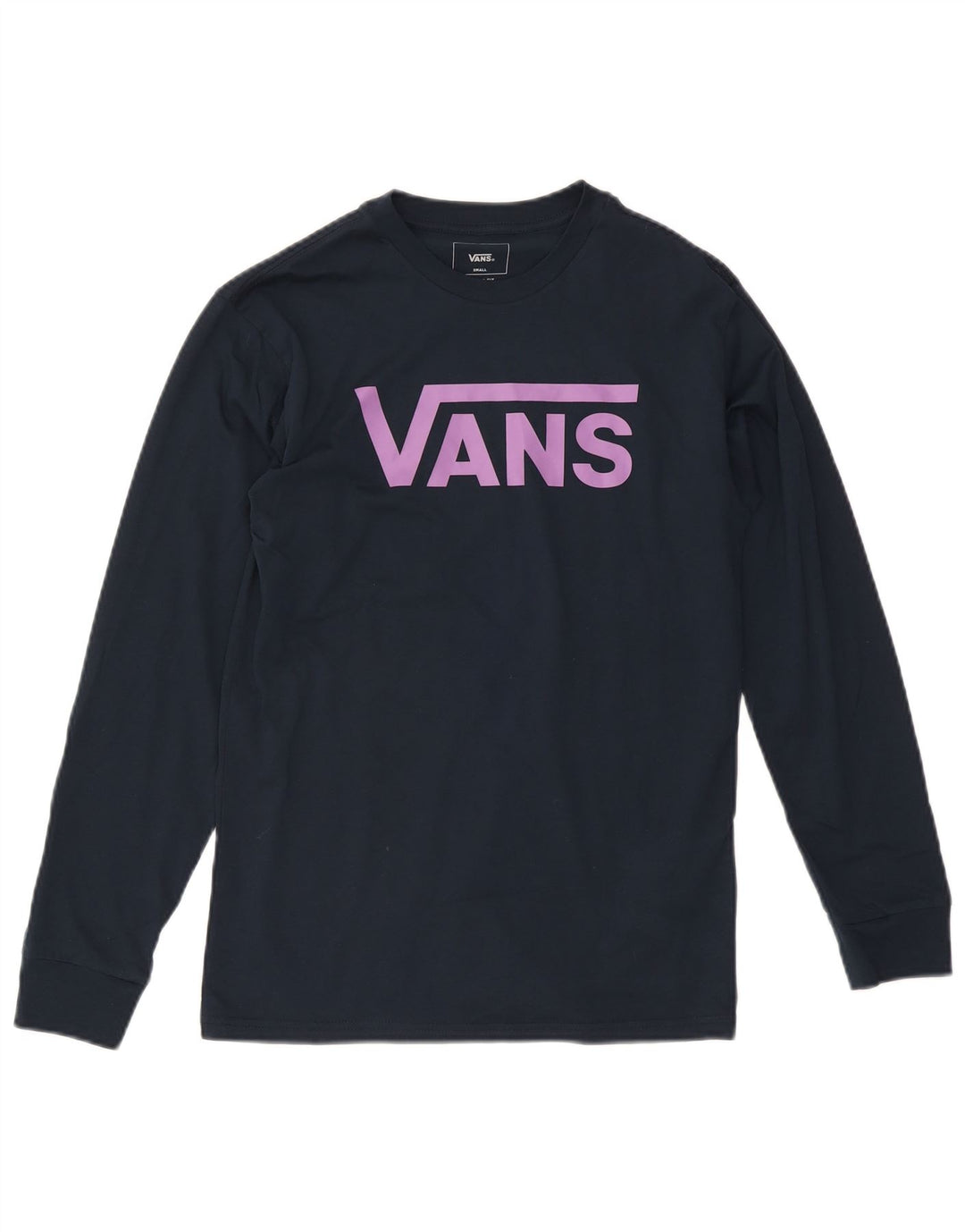 Vans Herren-Oberteil mit klassischer Passform, langärmlig, marineblau, Baumwolle