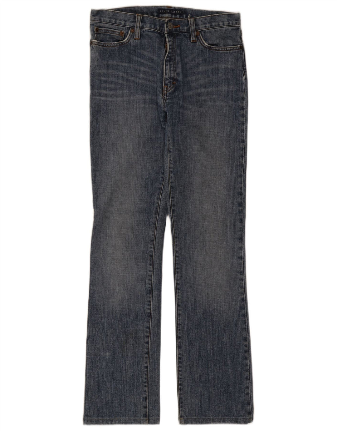 Ralph Lauren Damen Bootcut-Jeans US 6 Medium W30 L30 Blaue Baumwolle