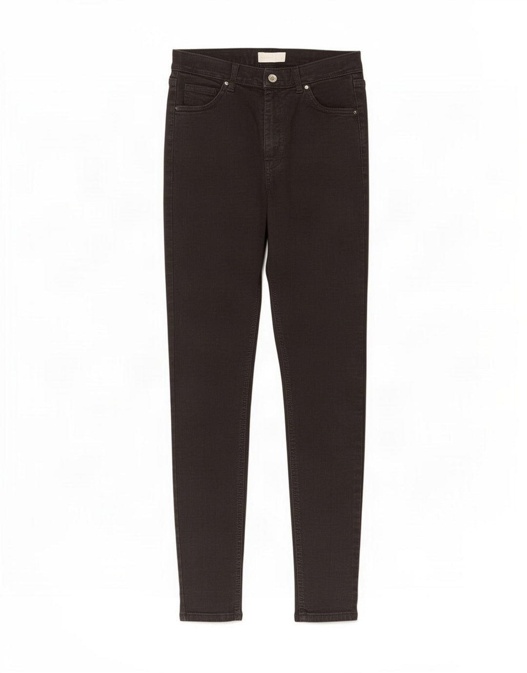 Topshop Damen Skinny Jeans W30 L27 Schwarz Elastan