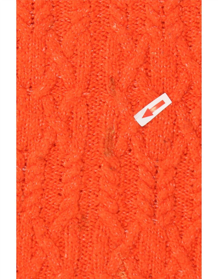 Marks & Spencer Rollkragenpullover für Damen, Gr. 14, mittelorange