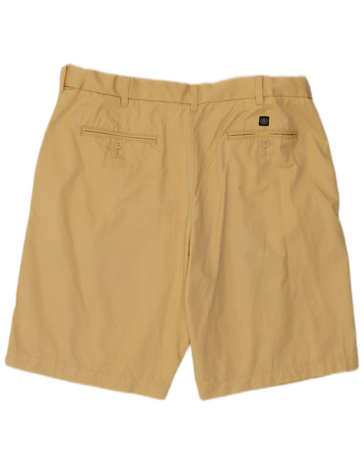 Marks & Spencer Herren-Chinoshorts W36, Größe L, Gelb, Baumwolle