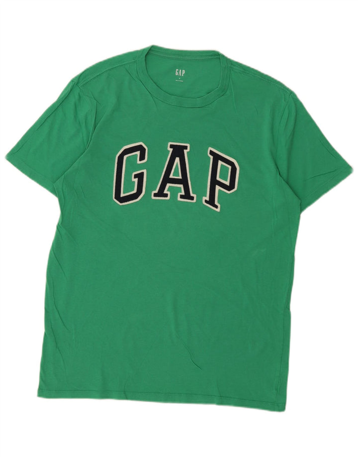 Gap Herren Grafik-T-Shirt-Oberteil Mittelgrün