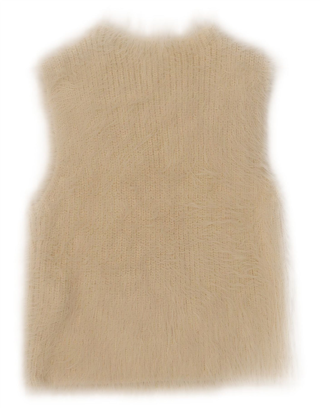 Zara Damen Crop Vest Tank Top UK 14 Large Beige Polyamid