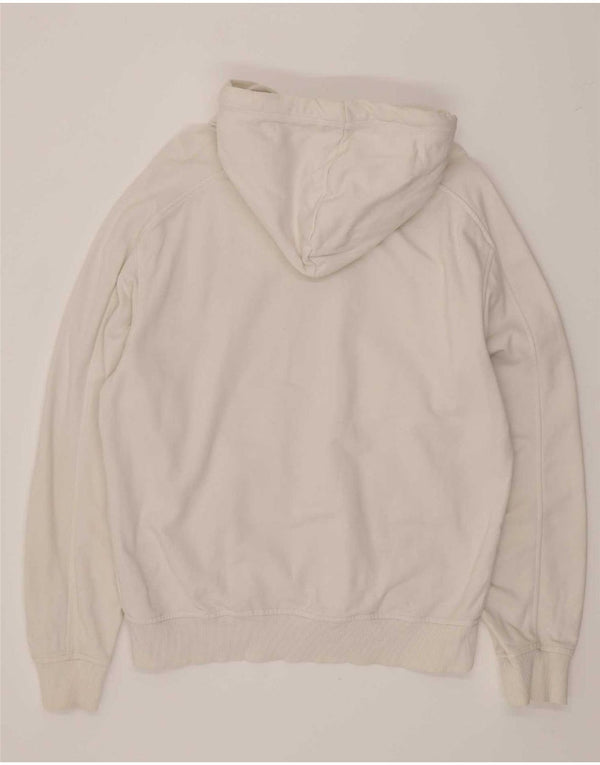 Calvin Klein Jeans Herren Kapuzenpullover, Größe S, weiße Baumwolle