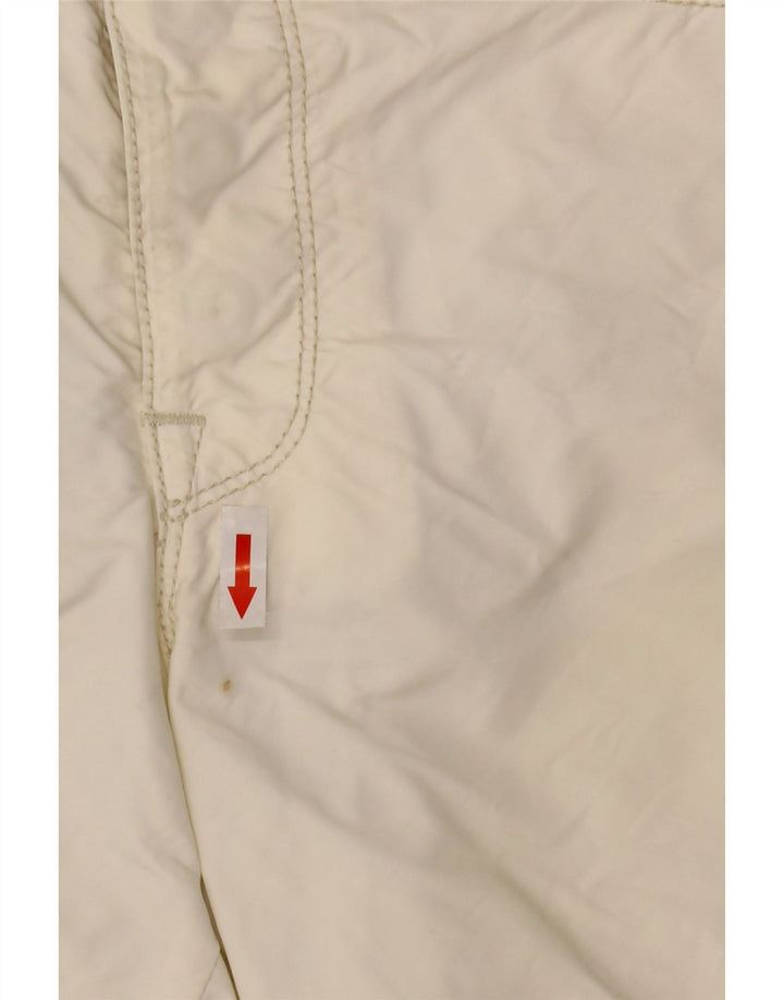 Roy Rogers Damen Freizeitshorts IT 48 XL W34 Off White Polyamid