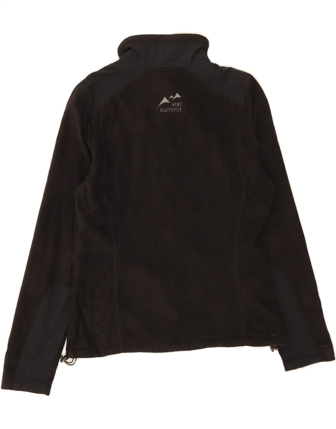 EDDIE BAUER Womens 1/4 Zip Fleece Jacket UK 14 Medium Black Polyester Vintage Eddie Bauer and Second-Hand Eddie Bauer from Messina Hembry 