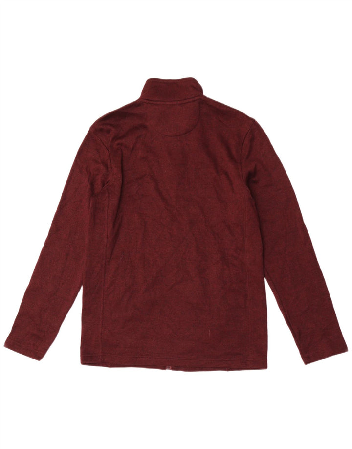 Chaps Herren-Trainingsanzug-Oberteil, Jacke, klein, Burgunderrot, Polyester