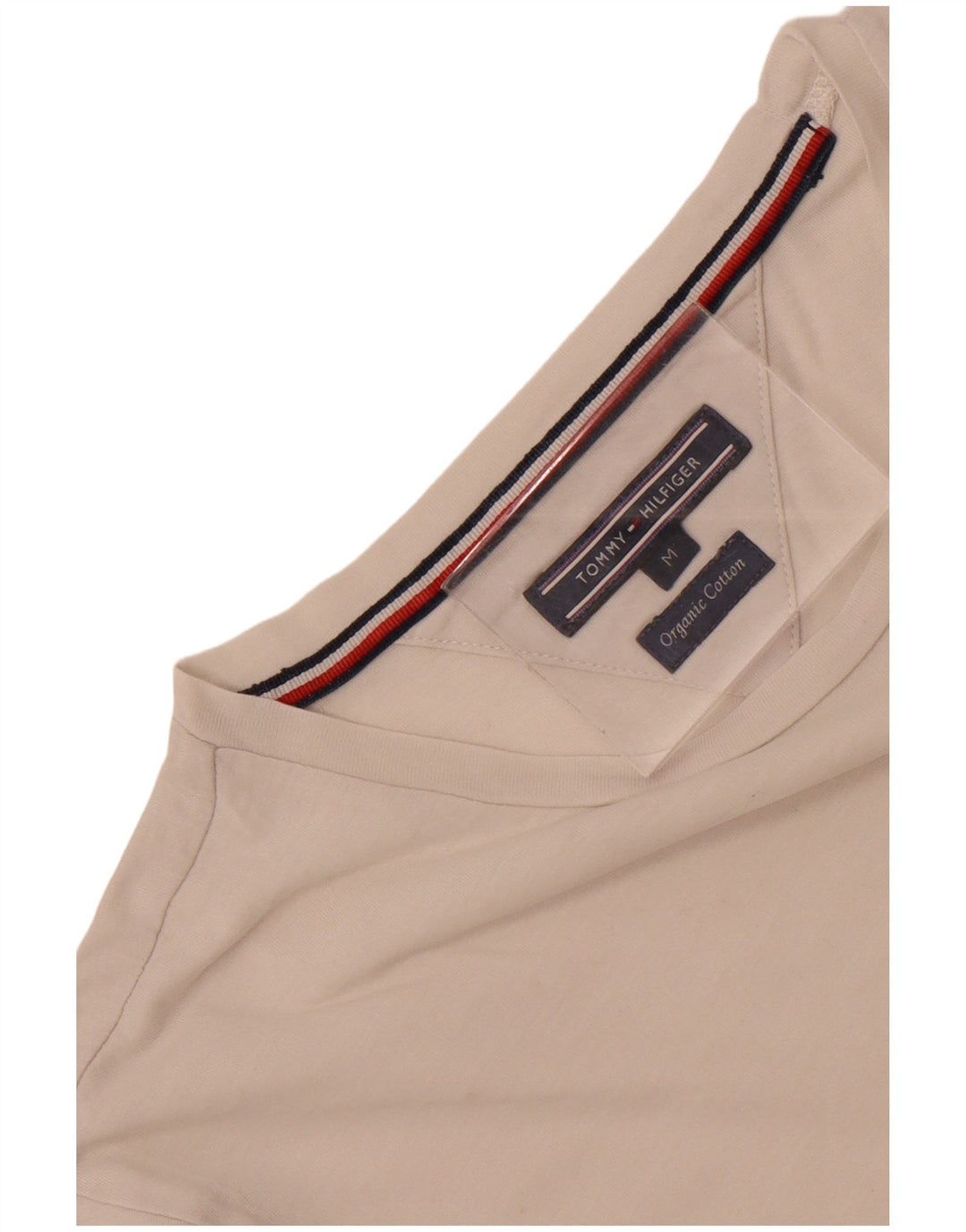 Tommy Hilfiger Herren-T-Shirt mit Grafik, mittelweiße Baumwolle