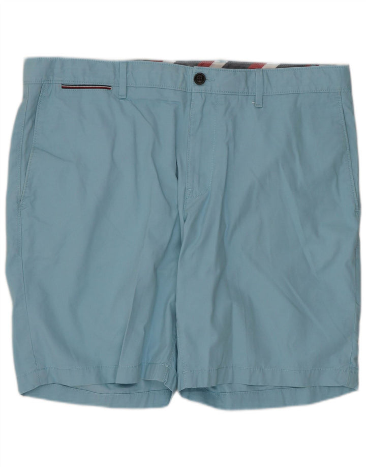 TOMMY HILFIGER Herren Chino Shorts W38 XL Blaue Baumwolle