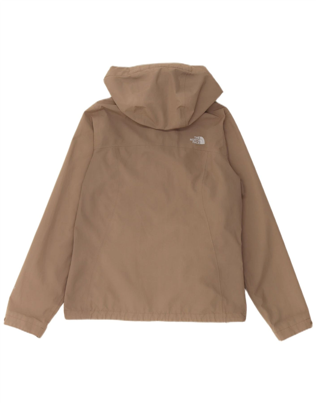 The North Face Damen Hyvent Kapuzen-Regenjacke UK 14 Medium Beige