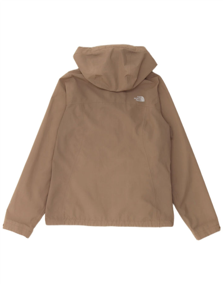 The North Face Damen Hyvent Kapuzen-Regenjacke UK 14 Medium Beige