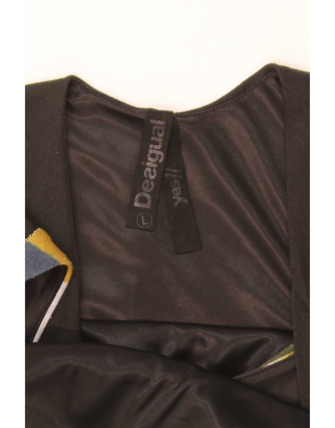 Desigual Damen Graphic Etuikleid UK 14 Large Mehrfarbig