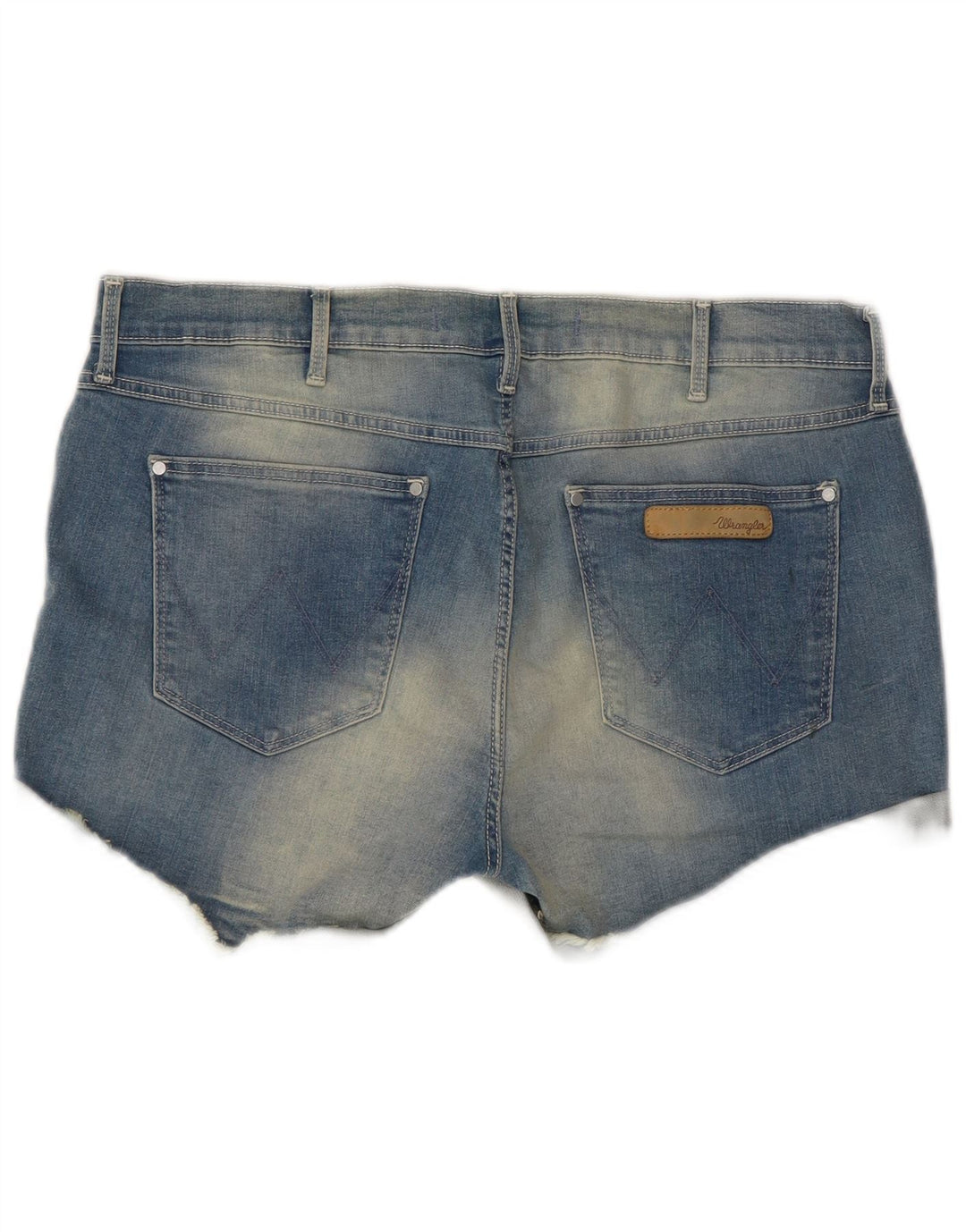 Wrangler Damen Jeansshorts W32 Große blaue Baumwolle