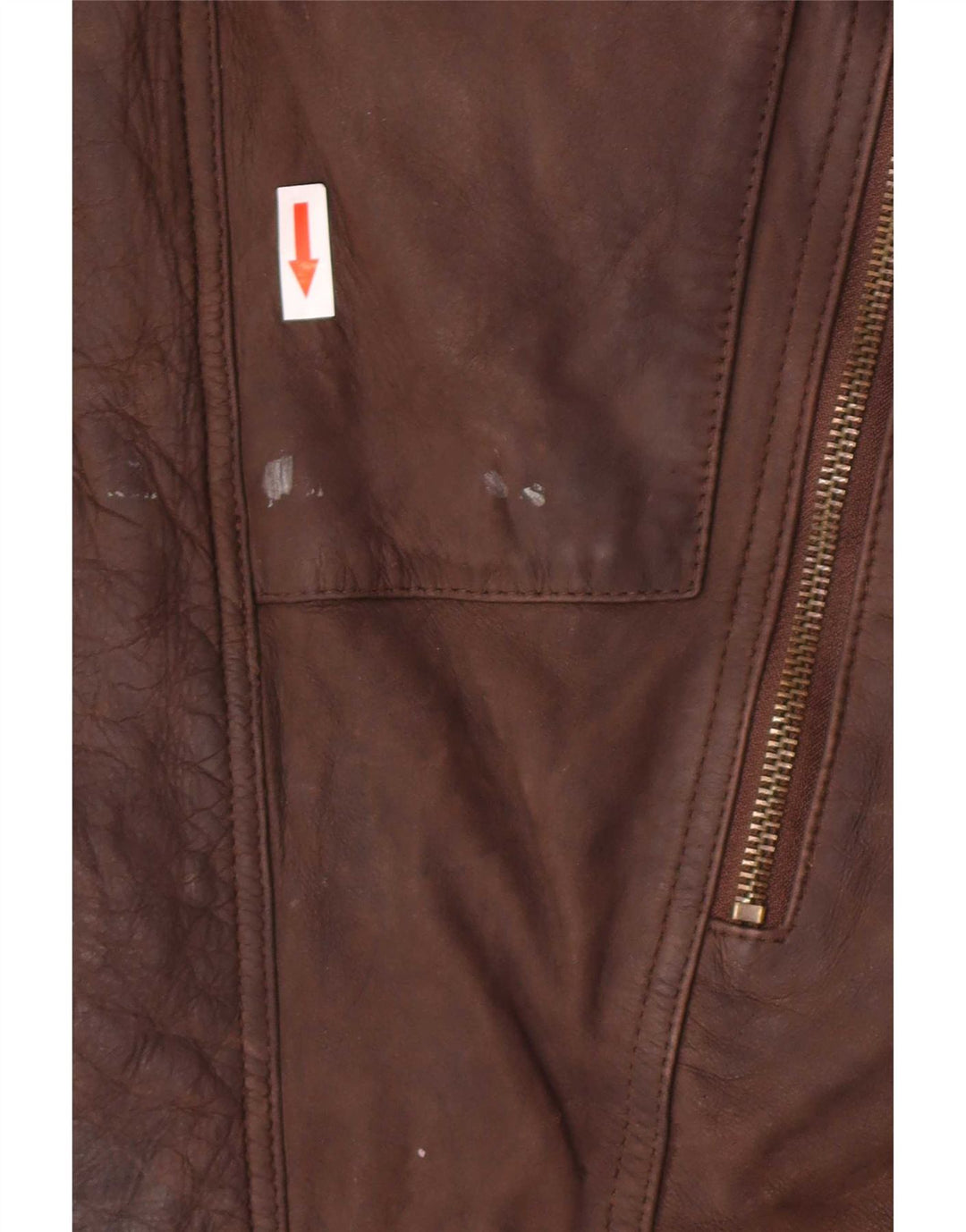Vintage Herren Lederjacke UK 40 Large Braun