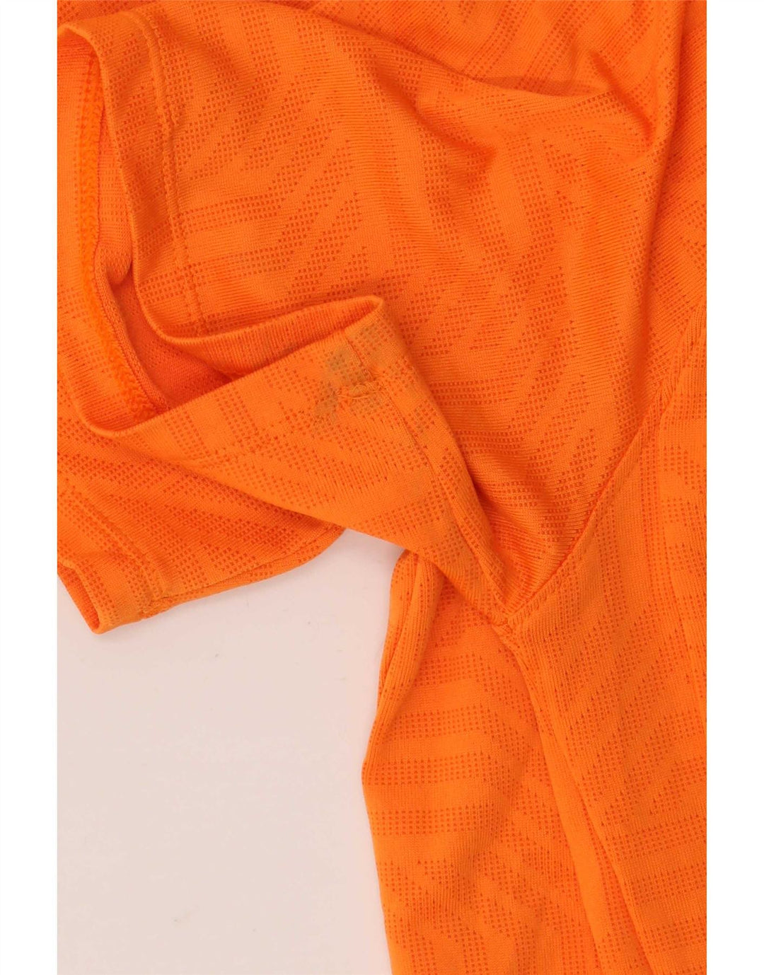 Under Armour Herren T-Shirt Top Small Orange Geometrisch Polyester