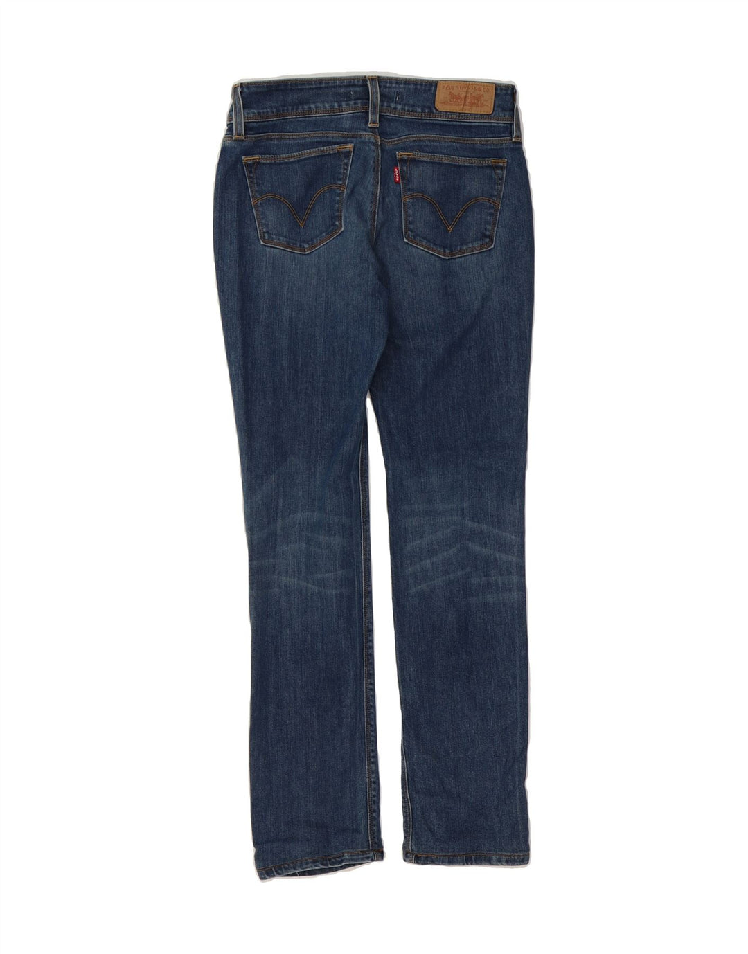 LEVI'S Womens 571 Slim Jeans W29 L31 Blue Cotton Vintage Levi's and Second-Hand Levi's from Messina Hembry 