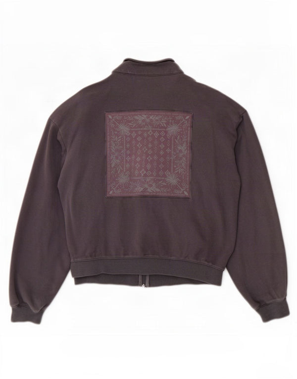 Champion Mädchen-Trainingsanzug-Top-Jacke, 13–14 Jahre, XL, graue Baumwolle mit Blumenmuster