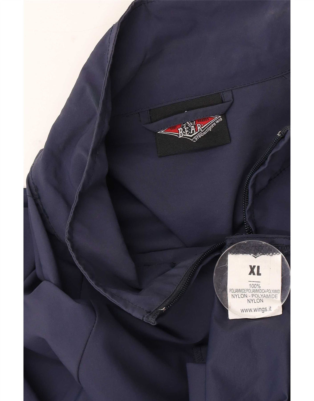 Bear Herren-Trainingsoberteil, Jacke XL, Marineblau, Polyamid