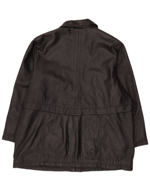 Canda Herren Lederjacke IT 52 XL Schwarzes Leder