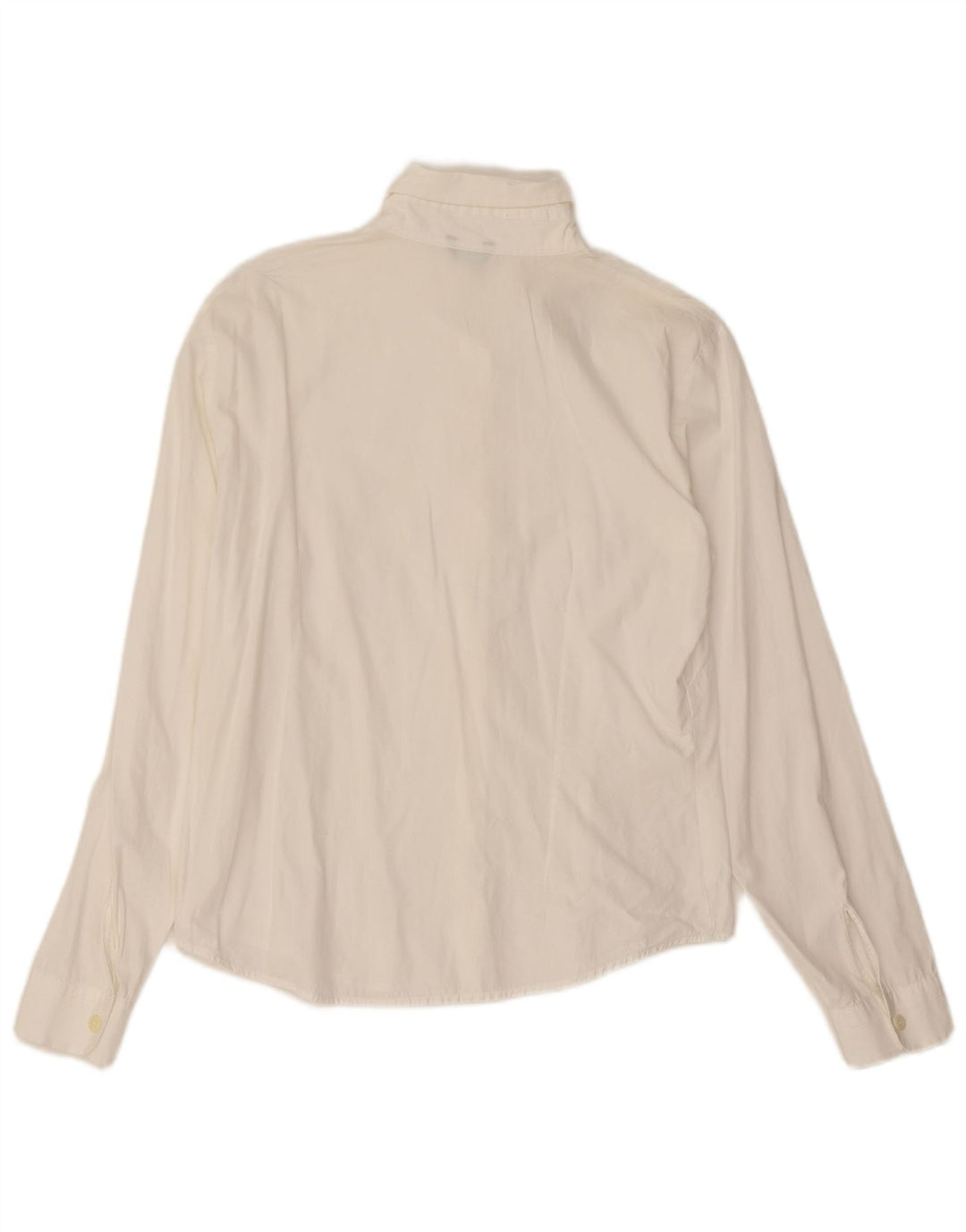 Benetton Damen-Hemd UK 16 Large Weiß