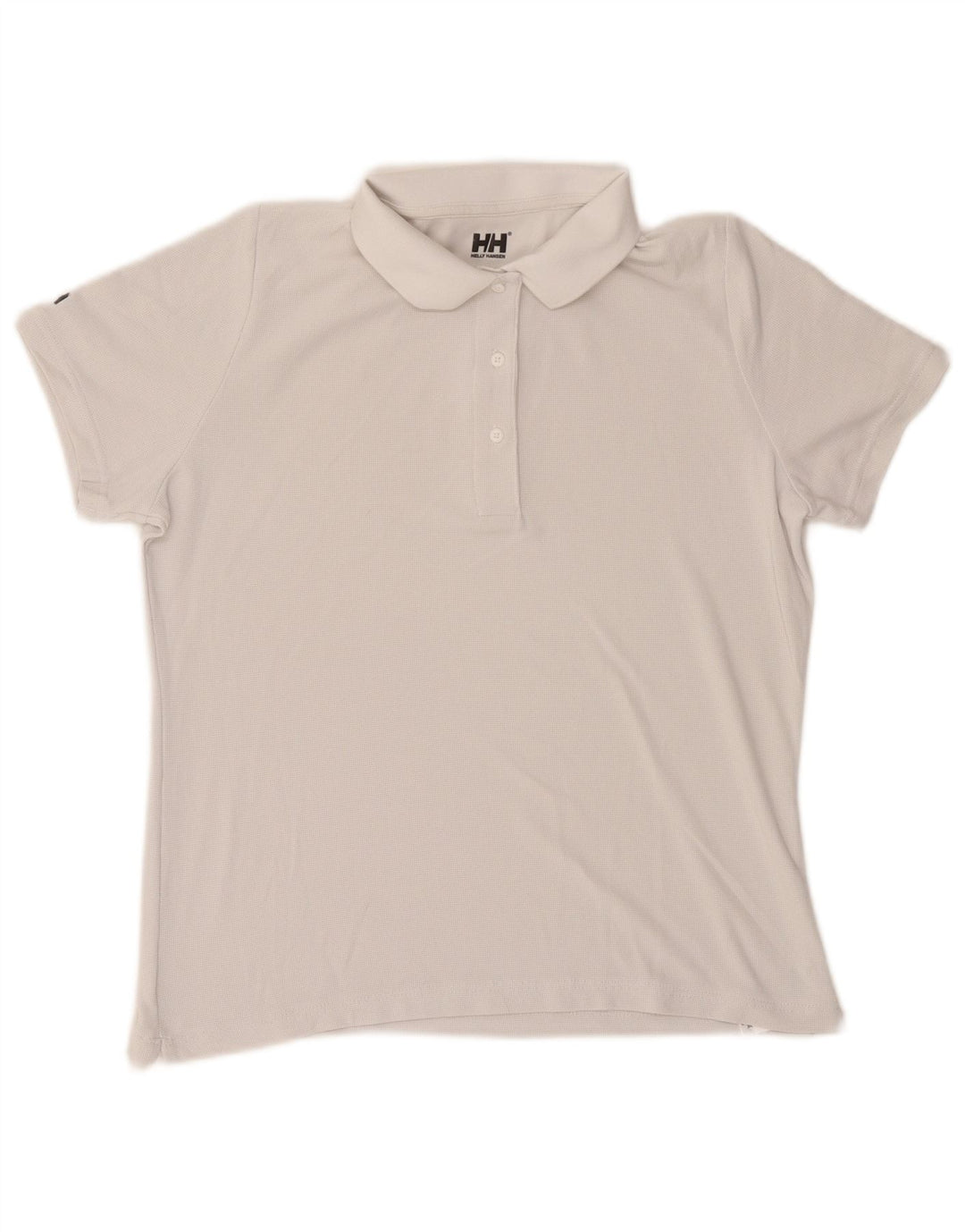 Helly Hansen Damen Regular Poloshirt UK 14 Mittelweißes Polyamid