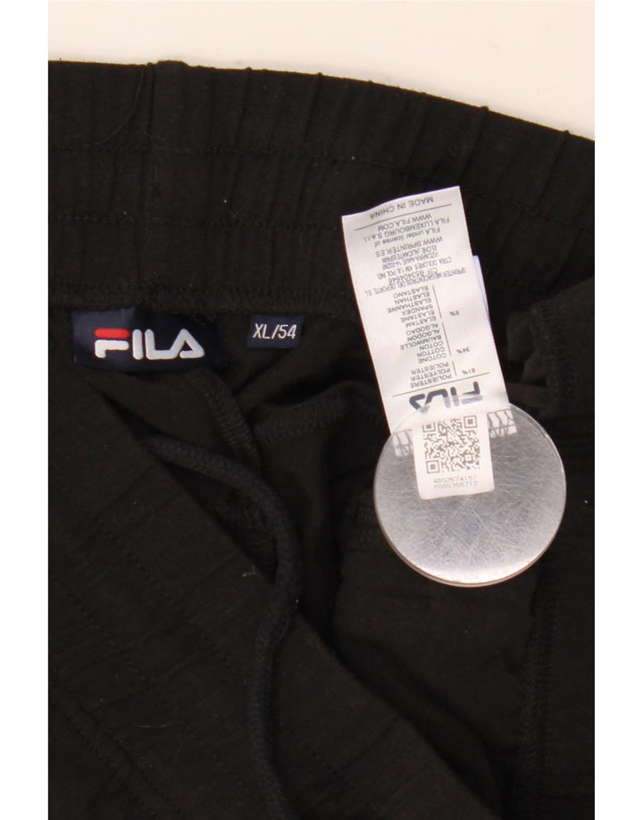 Fila Herren Trainingshose Jogger XL Schwarz Polyester