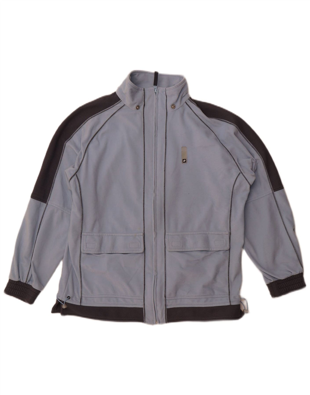 Lotto Herren-Trainingsanzug-Top-Jacke, groß, blau, Farbblock