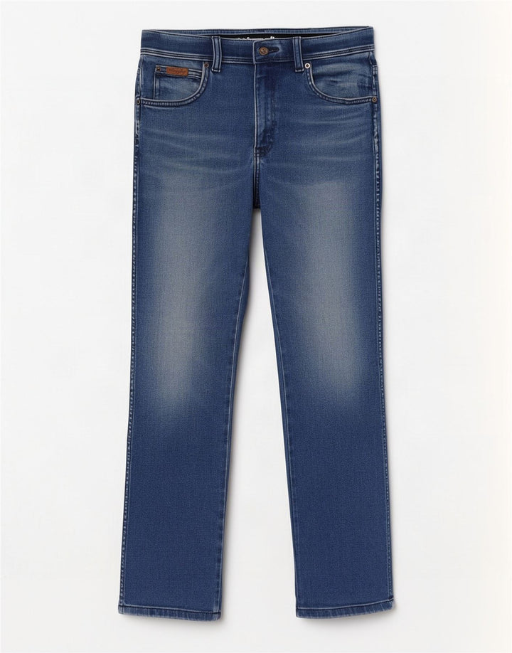 Wrangler Herren Texas Slim Jeans W32 L30 Blaue Baumwolle
