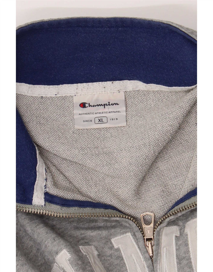 Champion Herren-Trainingsanzugoberteil mit Grafik, XL, Grau